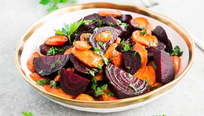 Roasted Carrots and Beets